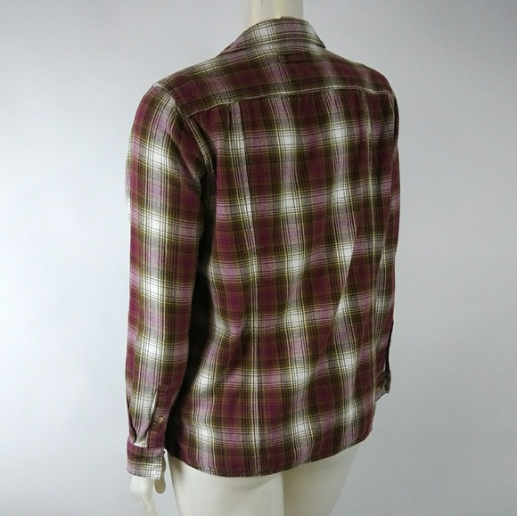 DULUTH TRADING Large Flannel Button Down Shirts - Picture 5 of 6